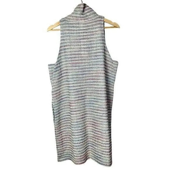 Anthropologie Akemi + Kin Nuby Sleeveless Mock Neck Mini Dress M - Picture 4 of 7